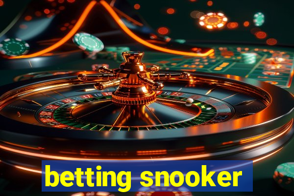 betting snooker