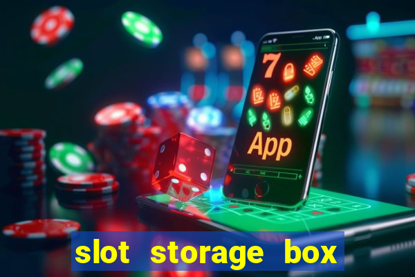 slot storage box for car