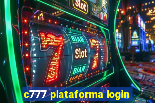 c777 plataforma login