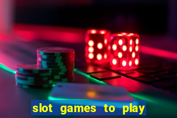 slot games to play for free