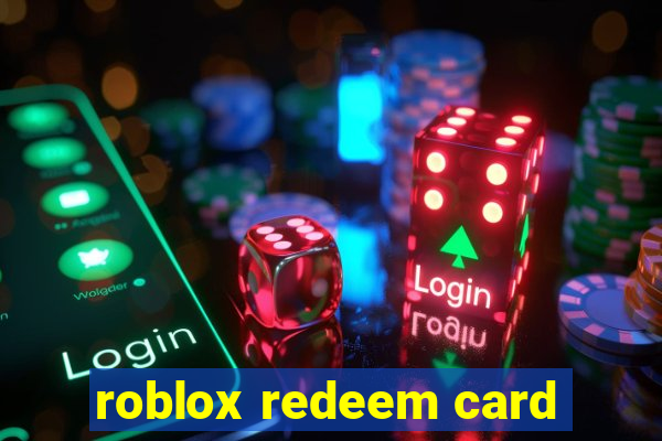 roblox redeem card