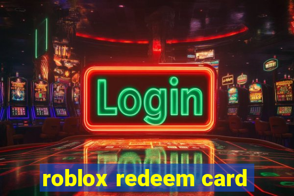 roblox redeem card