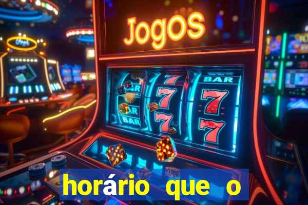 horário que o fortune tiger paga