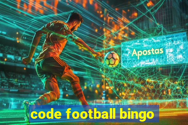 code football bingo