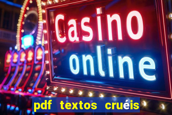 pdf textos cruéis demais para serem lidos rapidamente