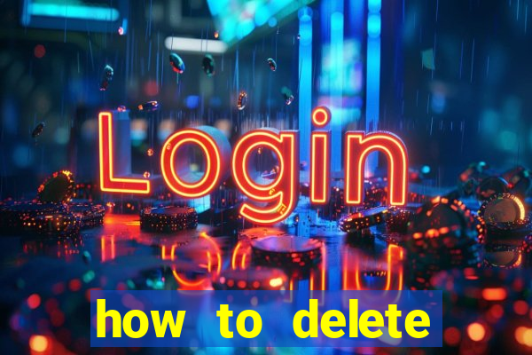 how to delete account in bingo plus