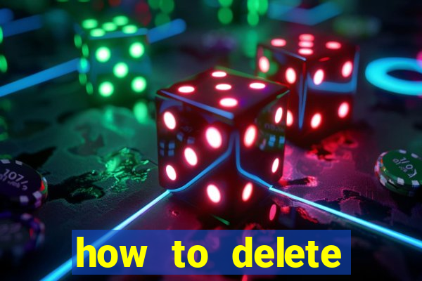 how to delete account in bingo plus