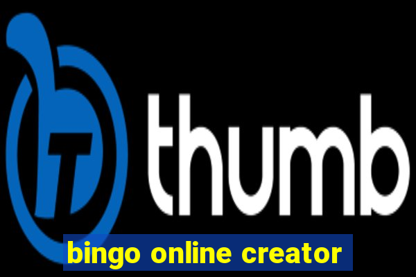 bingo online creator