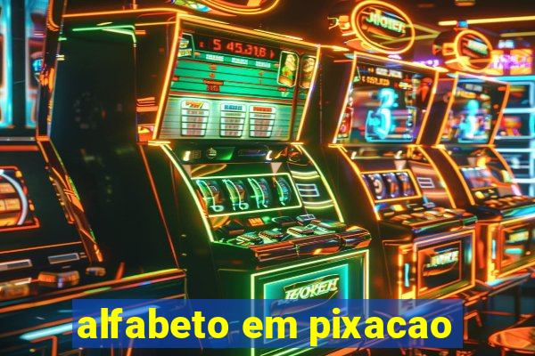 alfabeto em pixacao