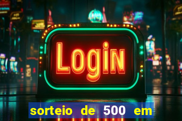 sorteio de 500 em cash toda segunda feira novibet