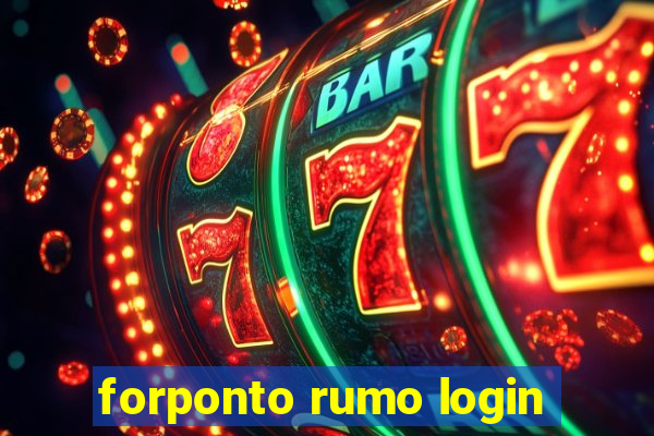 forponto rumo login