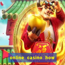 online casino how to win