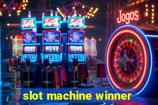 slot machine winner