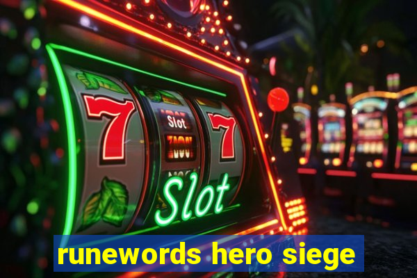 runewords hero siege