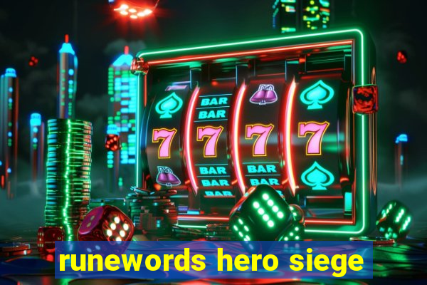 runewords hero siege