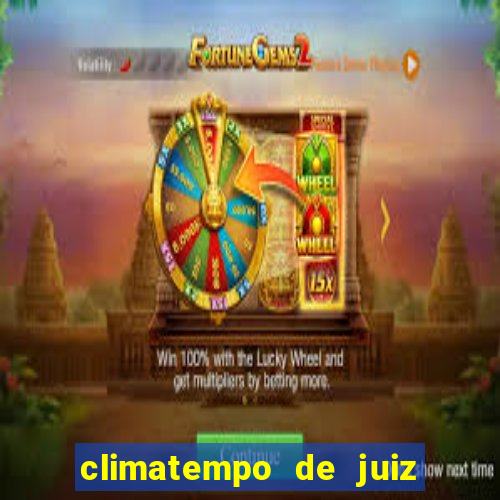 climatempo de juiz de fora