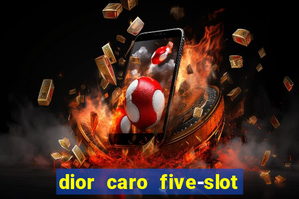 dior caro five-slot card holder