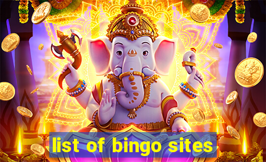 list of bingo sites