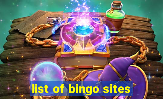 list of bingo sites