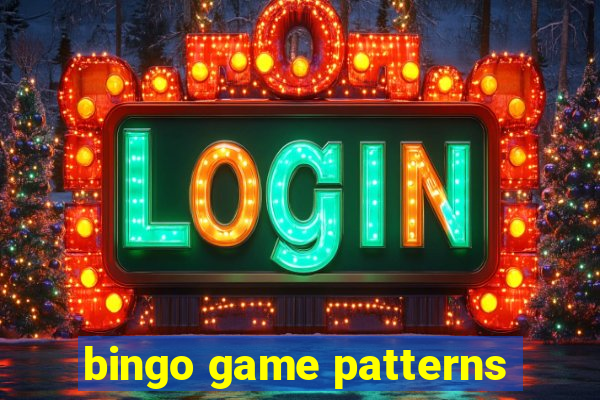 bingo game patterns