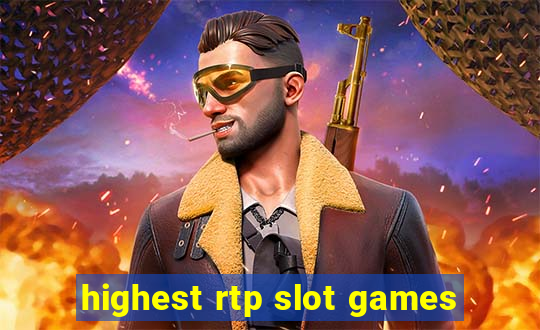 highest rtp slot games