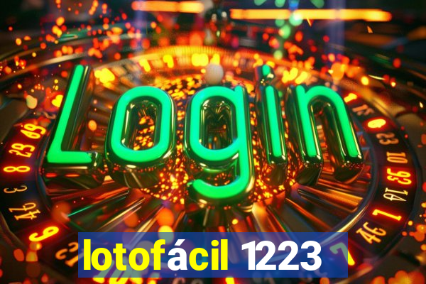 lotofácil 1223