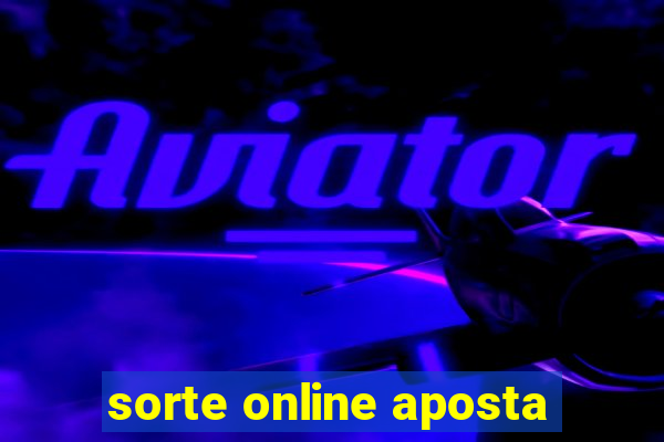 sorte online aposta