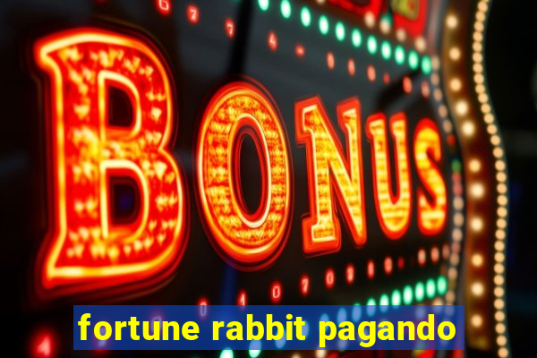 fortune rabbit pagando