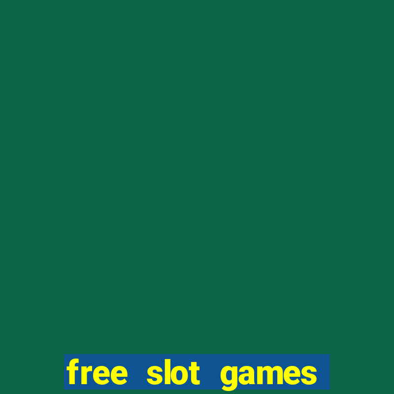 free slot games win real money