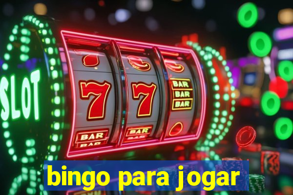 bingo para jogar