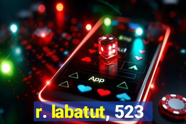 r. labatut, 523