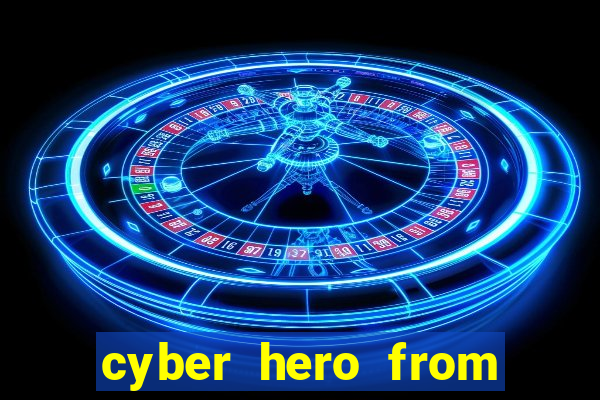 cyber hero from the metaverse