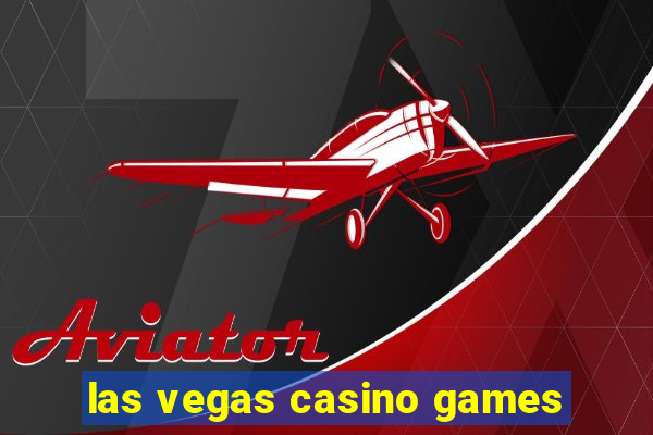 las vegas casino games