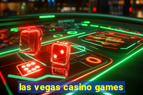 las vegas casino games