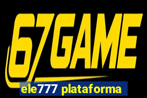 ele777 plataforma