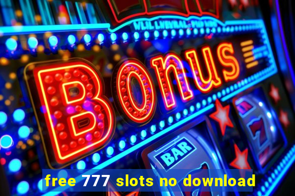 free 777 slots no download