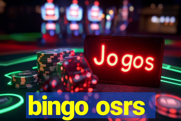 bingo osrs