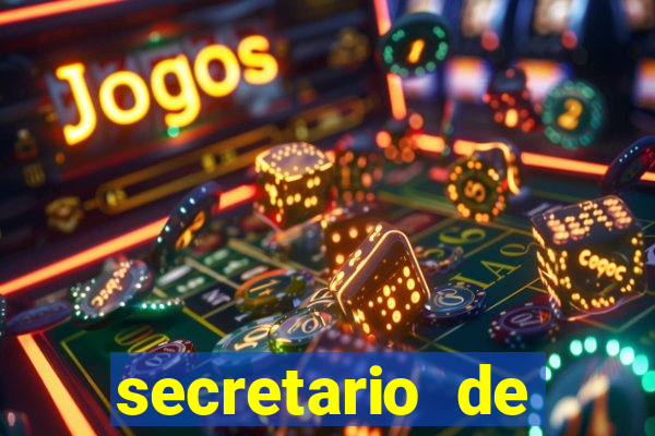 secretario de esporte salario