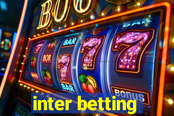 inter betting