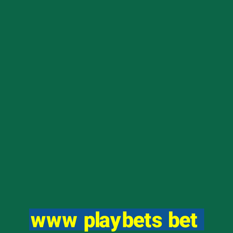 www playbets bet