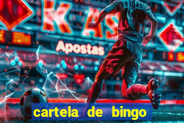 cartela de bingo cha de panela