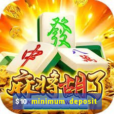 $10 minimum deposit casino australia