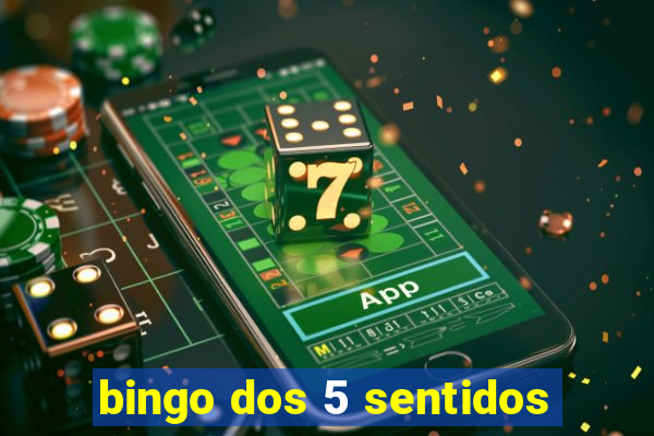 bingo dos 5 sentidos