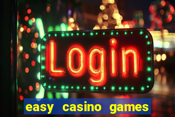 easy casino games to win money