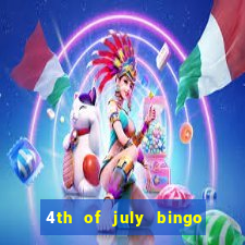 4th of july bingo cards printable free