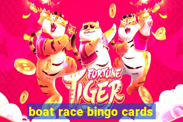 boat race bingo cards