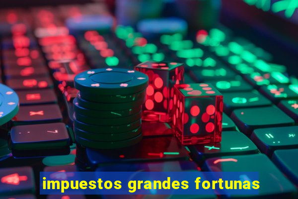 impuestos grandes fortunas