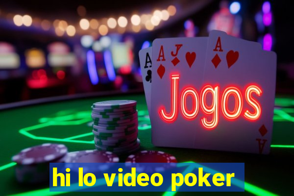 hi lo video poker