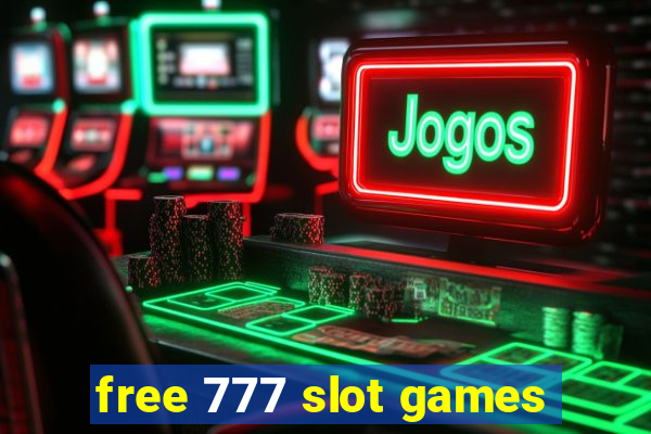 free 777 slot games