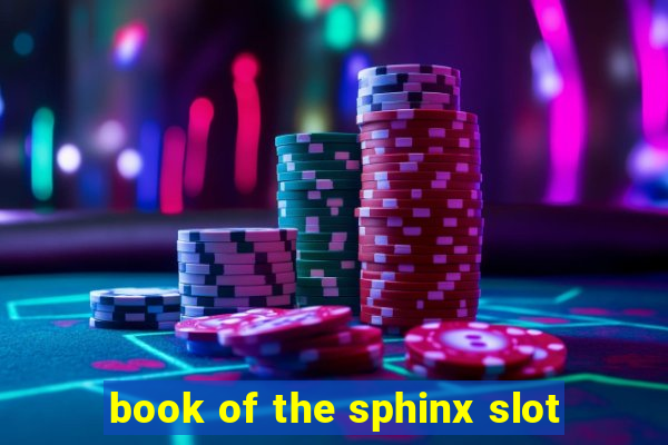 book of the sphinx slot